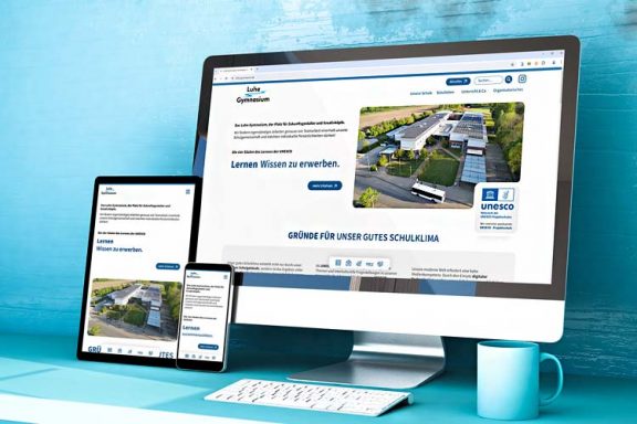 Internetseite für Luhe Gymnasium Winsen