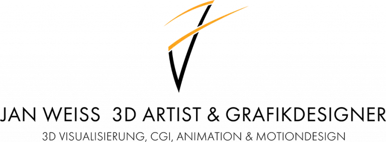 Drei orangefarbene Kratzspuren schräg auf Schwarz - ein mutiger Grafikdesign-Touch aus Harburg.